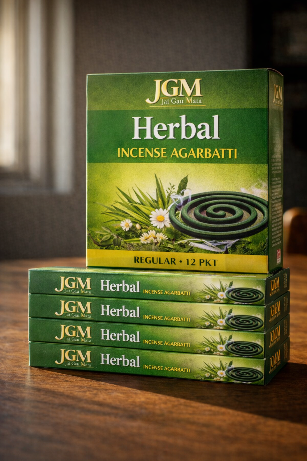 JGM Herbal Incense Agarbatti Regular 12+2 PKT